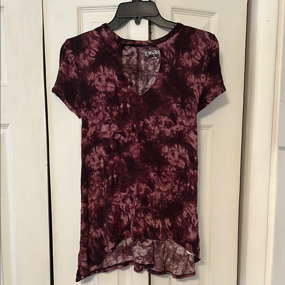 Women's Purple Tie-Dye Top
